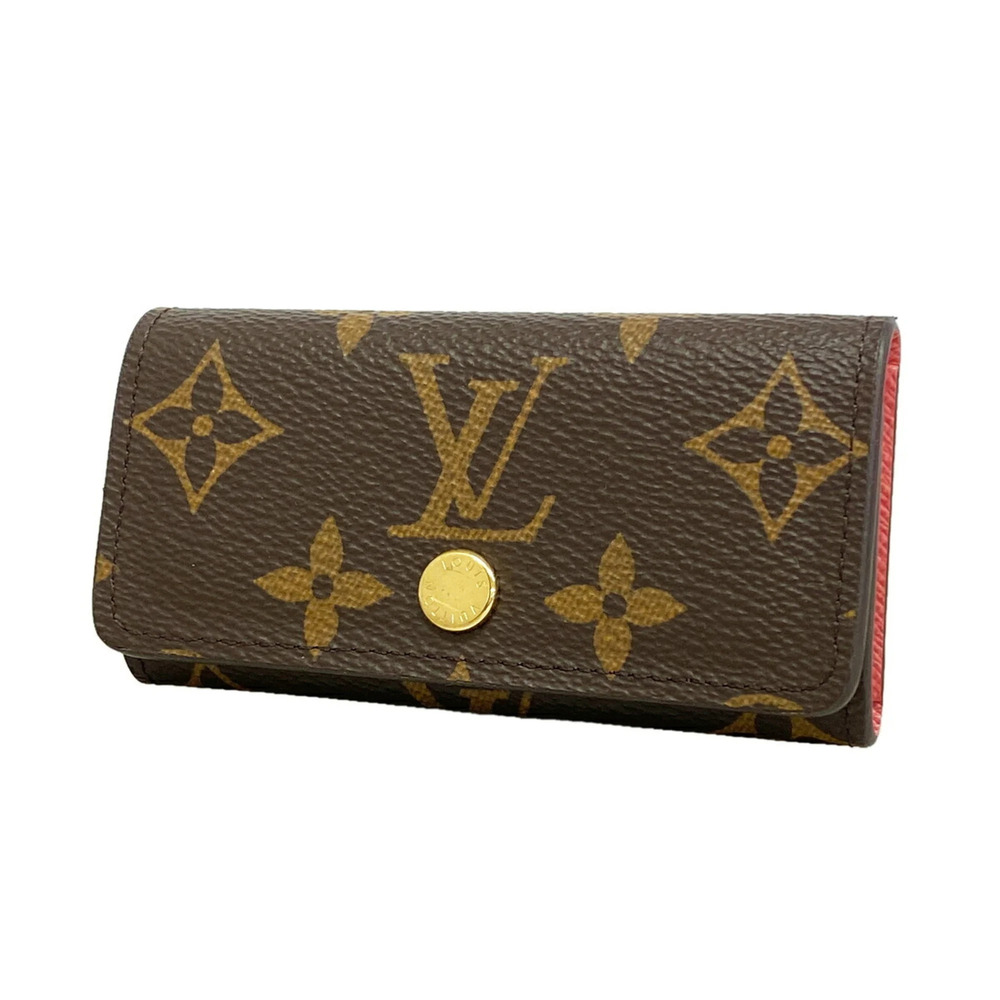 Louis Vuitton Accessory Key Case Monogram Multicles 4 M25906 Eugenie Pink Wom...